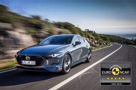 Euro NCAP: Höchstwertung für den neuen Mazda3